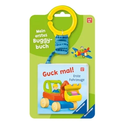 Abbildung von Mein erstes Buggybuch: Guck mal! Erste Fahrzeuge; Baby Buch für Kinder ab 6 Monaten, Fühlbuch, Pappbilderbuch