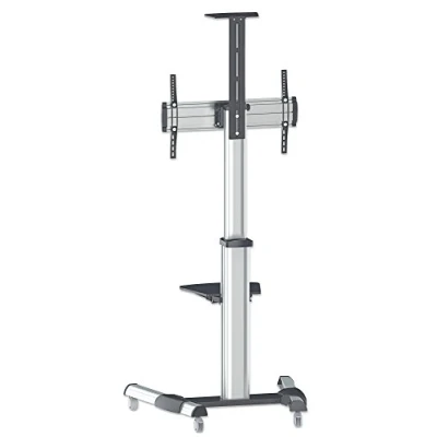 Abbildung von Manhattan Universal Multimedia TV Wagen Schwarz/Silber