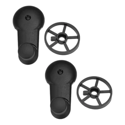 Abbildung von Be In Your Mind 2Sets Kunststoff Fensterheber mit Unterlegscheibe Ersatzteil 3817250060 Kompatibel Mercedes LP NG MB Trac Unimog Schwarz