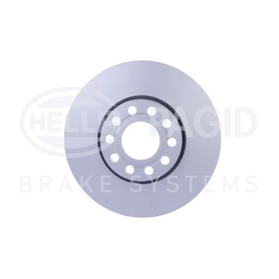 Abbildung von HELLA PRO High Carbon 8DD 355 128 011 Bremsscheibe 288 25 05/10 112 außenbelüftet beschichtet hochgekohlt ohne Radbefestigungsbolzen, Radnabe