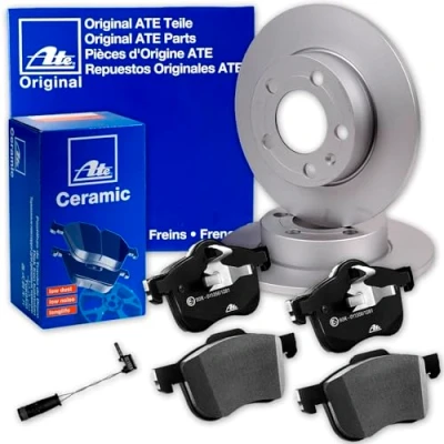 Abbildung von ATE Bremsscheiben + CERAMIC Beläge hinten für C Klasse W205 S205 A/C205