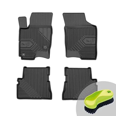 Abbildung von FROGUM No.77 Gummimatten Ganzjahresset von Auto Fußmatten Autofussmatten für Hyundai Getz 2002 2011 Langlebiges TPE Material