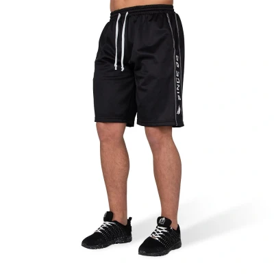 Abbildung von Gorilla Wear Functional Mesh Short schwarz/weiß Bodybuilding und Fitness für Herren, XXL 3XL