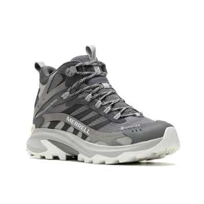 Abbildung von Merrell Moab Speed 2 Mid GTX Herren (Hellgrau 44,5) Typ AB (Leichtwanderstiefel) Wanderschuhe