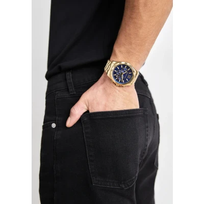 Abbildung von Michael Kors Lexington Watch Chronograph goldcoloured, Herren, Größe: One Size, Gold coloured