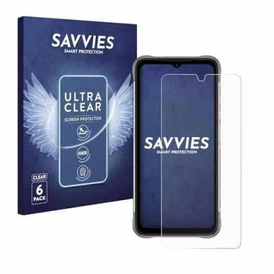 Abbildung von Savvies 6 Stück Schutzfolie für Umidigi Bison X10 Displayschutz Folie Ultra Transparent