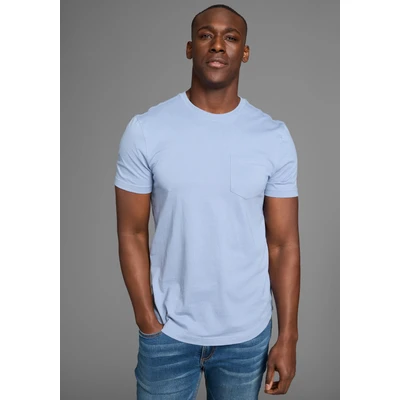 Abbildung von Bruno Banani Longshirt mit abgerundetem Saum