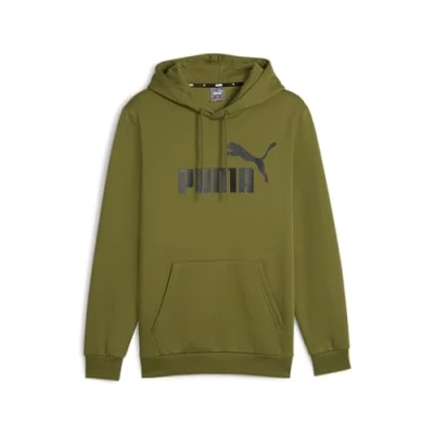 Abbildung von Puma BIG LOGO Kapuzenpullover, Herren, Größe: Large, Oliv