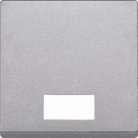 Abbildung von Merten Abdeckung Wechselschalter System M Aluminium 433860