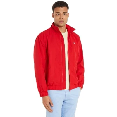 Abbildung von Tommy Jeans Herren Jacke Übergangsjacke, Rot (Deep Crimson), XS