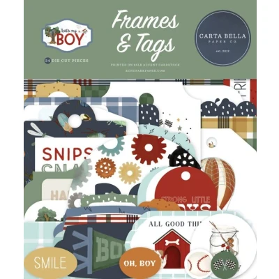 Abbildung von Carta Bella That&#039;s My Boy Frames &amp; Tags (CBB419025)