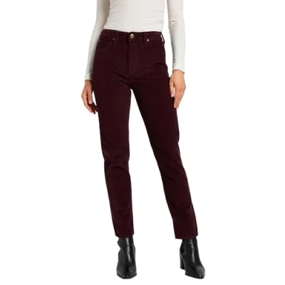 Abbildung von Lee Carol Stoffhose, Damen, Größe: 33x33, Velvet beet