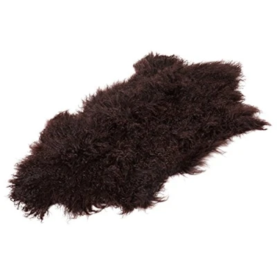Abbildung von Reissner Lammfelle Naturform Tibetlammfell TP2 100x55cm Farbe Dunkelbraun (Tops) JAY36
