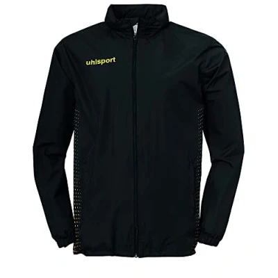 Abbildung von Uhlsport Kinder Score Regenjacke Jacke, schwarz/Fluo gelb, 128