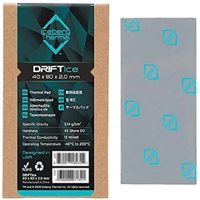Abbildung von Iceberg Thermal Driftice Thermo Pad, 80 mm x 40 2,0