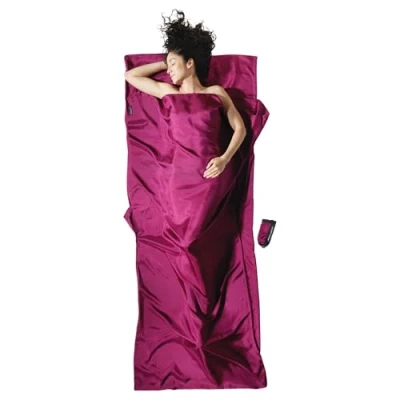 Abbildung von Cocoon Hüttenschlafsack Seide (Rot One Size) Schlafsäcke