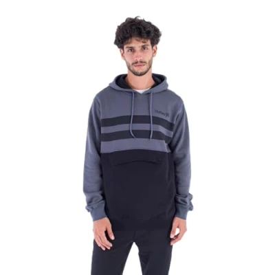 Abbildung von Hurley Herren Oceancare Block Party Pullover Sweater, grau, S