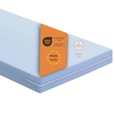 Abbildung von sleepling 190118 Komfortschaum Matratze Basic 20 Made in EU Waschbar 40 Grad Ökotex 100 Härtegrad 2 x 200 cm