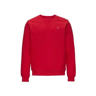 Abbildung von s.Oliver MIT LOGO Detail Sweatshirt, Herren, Größe: Small, Himbeere