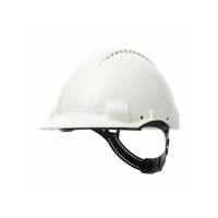 Abbildung von 3M G30CUW Peltor Schutzhelm G3000C, ABS, Helm Innenausstattung mit Kunststoff SchWeißband und Pinnlock Verschluss, belüftet, Weiß