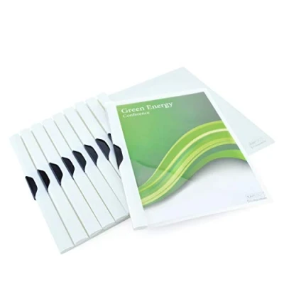Abbildung von Rapesco 1594 ECO Klemmhefter, A4, Weiß, 10er Pack