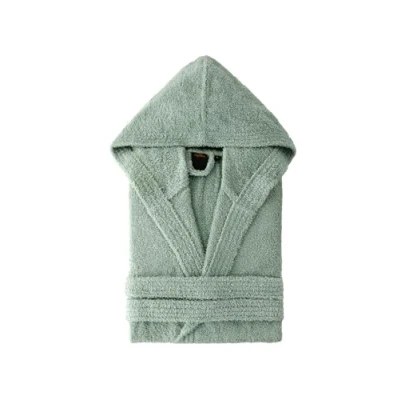 Abbildung von Top Towel Elegant Bademantel für Damen und Herren 100% Baumwolle, 500 g/m² Option mit oder ohne Kapuze Weich saugfähig Dusche, Spa Pool