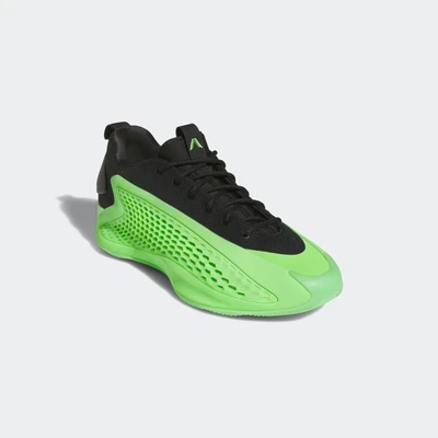 Abbildung von adidas Performance Anthony Edwards 1 LOW Basketballschuh Lucid lime aurora ink core black, Herren, Größe: 41 1/3, black
