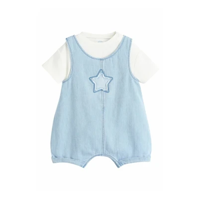 Abbildung von Next Regular FIT SET Body für Kinder, Größe: 80, Denim star