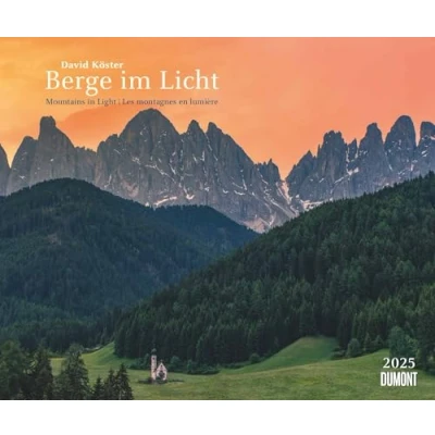 Abbildung von DUMONT Berge im Licht 2025 Wandkalender, 60x50cm, Fotokunst Kalender mit epischen Naturkulissen, grafische Bildsprache von David Köster