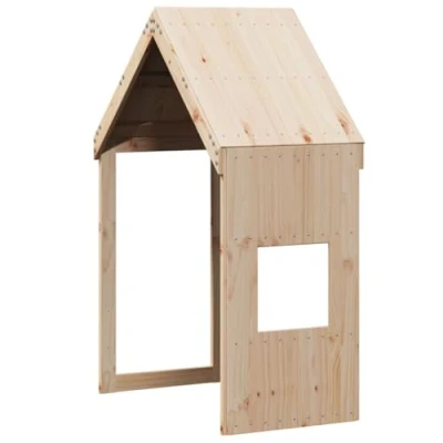 Abbildung von vidaXL Dach für Kinderbett, Kinderbettdach mit offener Seite, Kinderbetthimmel Schlafzimmer, Bettdach Betthimmel, Massivholz Kiefer
