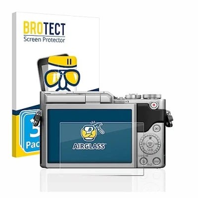 Abbildung von BROTECT Schutzglas für Panasonic Lumix DC GX880 (3 Stück) Schutzfolie Panzer Folie Glas [Extrem Kratzfest 9H, Anti Fingerprint, Ultra Transparent]