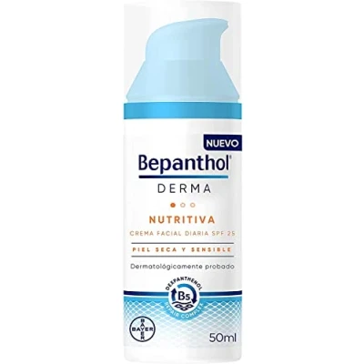 Abbildung von Bepanthol Derma Feuchtigkeitsspendende Tages Gesichtscreme mit LSF 25, trockene und empfindliche Haut, 50 ml