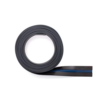 Abbildung von Durable Magnetleiste Durafix Roll 5 m, selbstklebende Leiste zum magnetischen Einklemmen von Dokumenten, individuell zuschneidbar, dunkelblau, 470807