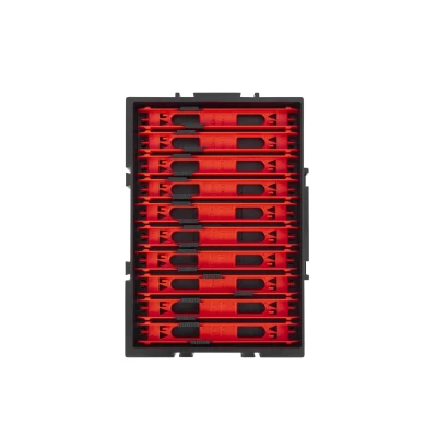 Abbildung von Preston Interlok Winder Tray Red 13cm (Inc. 10 winders) Friedfisch Vorfächer