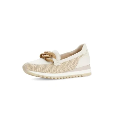 Abbildung von Gabor Slipper, Damen, Größe: 37, Beige Leder und lederimitat