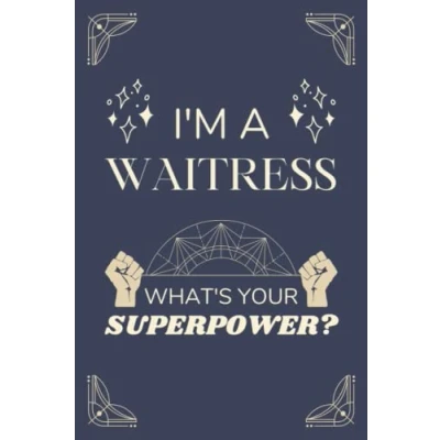 Abbildung von Waitress Gifts: Lined Blank Notebook Journal, a Funny and Appreciation Thank You Gift for to Write in