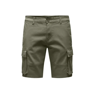 Abbildung von Only &amp; Sons Onscam Stage Shorts, Herren, Größe: Medium, Grün