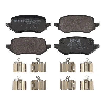 Abbildung von MEYLE 025 262 7315 Bremsbelagsatz Hinterachse für Verschleißwarnanzeige vorbereitet FORD: Puma SUV 1.0 EcoBoost, EcoBoost mHEV, 1.5 EcoBlue