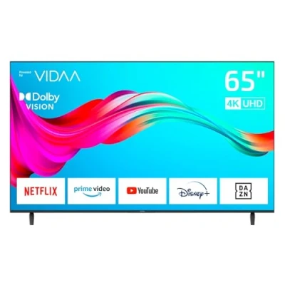 Abbildung von DYON Smart 65 VX Zoll (164 cm) Fernseher (4K Ultra HD TV, Triple Tuner (DVB C/ S2/ T2), App Store, Prime Video, Netflix, YouTube, DAZN, Disney+) [Mod. 2024]