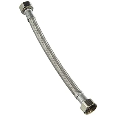 Abbildung von Cornat Flexibler Verbindungsschlauch 200 mm Länge 3/8 Zoll IG, IG Hochwertige Edelstahl Umflechtung / Anschlussschlauch für Wasserhahn Armaturenschlauch Flexschlauch T317324270