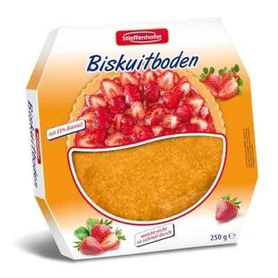 Abbildung von Stieffenhofer Biskuit Tortenboden, weicht nicht so schnell auf, 250g