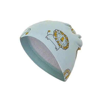 Abbildung von Sterntaler Baby Jungen Mütze Beanie Löwe, Türkis, 49