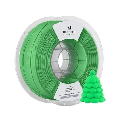 Abbildung von QIDI TECH PETG Tough 3D Drucker Filament, Zähigkeit Filament 1.75mm, Druck 1kg Spule (2.2lbs), Geeignet für Hochgeschwindigkeitsdruck, Passen die meisten FDM Drucker, Grün