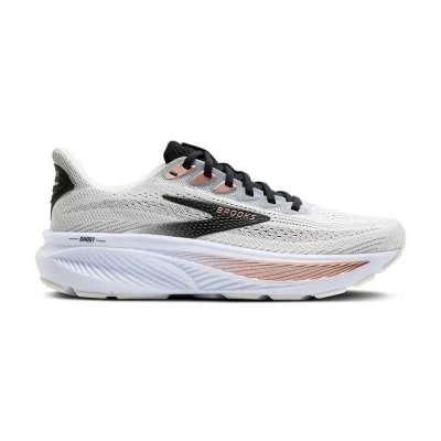 Abbildung von Brooks Ghost 17 Neutral Damen Laufschuh, Weiß/Schwarz/Rotgold, 42.5 EU