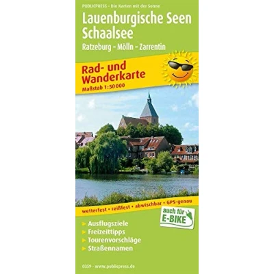 Abbildung von Lauenburgische Seen Schaalsee: Rad und Wanderkarte mit Ausflugszielen, Einkehr &amp; Freizeittipps, wetterfest, reissfest, abwischbar, GPS genau. 1:50000 (Rad Wanderkarte: RuWK)