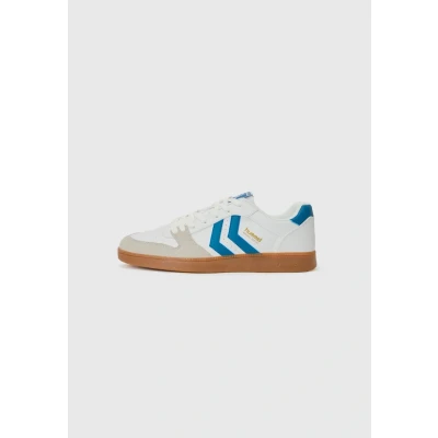 Abbildung von Hummel Handball Perfekt Unisex Sneaker low, Größe: 36, White/blue Schuhe