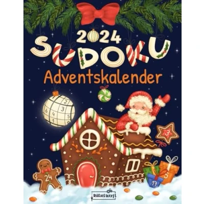 Abbildung von Sudoku Adventskalender 2024: Rätsel für Erwachsene mit 144 Sudokus von Leicht Schwer