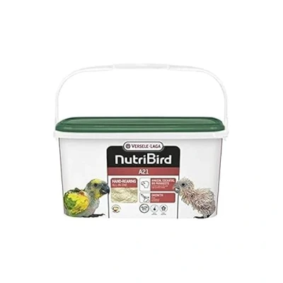 Abbildung von VERSELE LAGA NutriBird A21 Handaufzuchtfutter für Jungpapageien Amazonenpapagei, Palmkakadu, Großsittich Eiweißreich 3kg