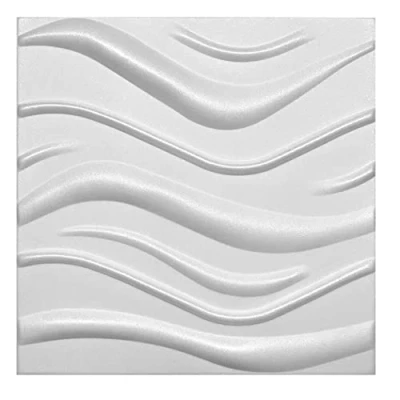 Abbildung von Eurodeco 3D Wandpaneele Wandverkleidung Paneele Dekoren Deckenpaneele Wanddeko Platten Wandtattoos aus Polystyrol XPS Styropor 50 x cm, 3 mm Stärke, Merkur Betonoptik, 20 Stück (5m²)