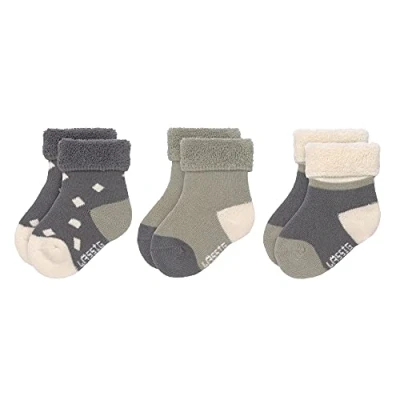 Abbildung von LÄSSIG Kinder Frottee Socken 3er Set/ Offwhite/ Powder Pink Größe 15 18